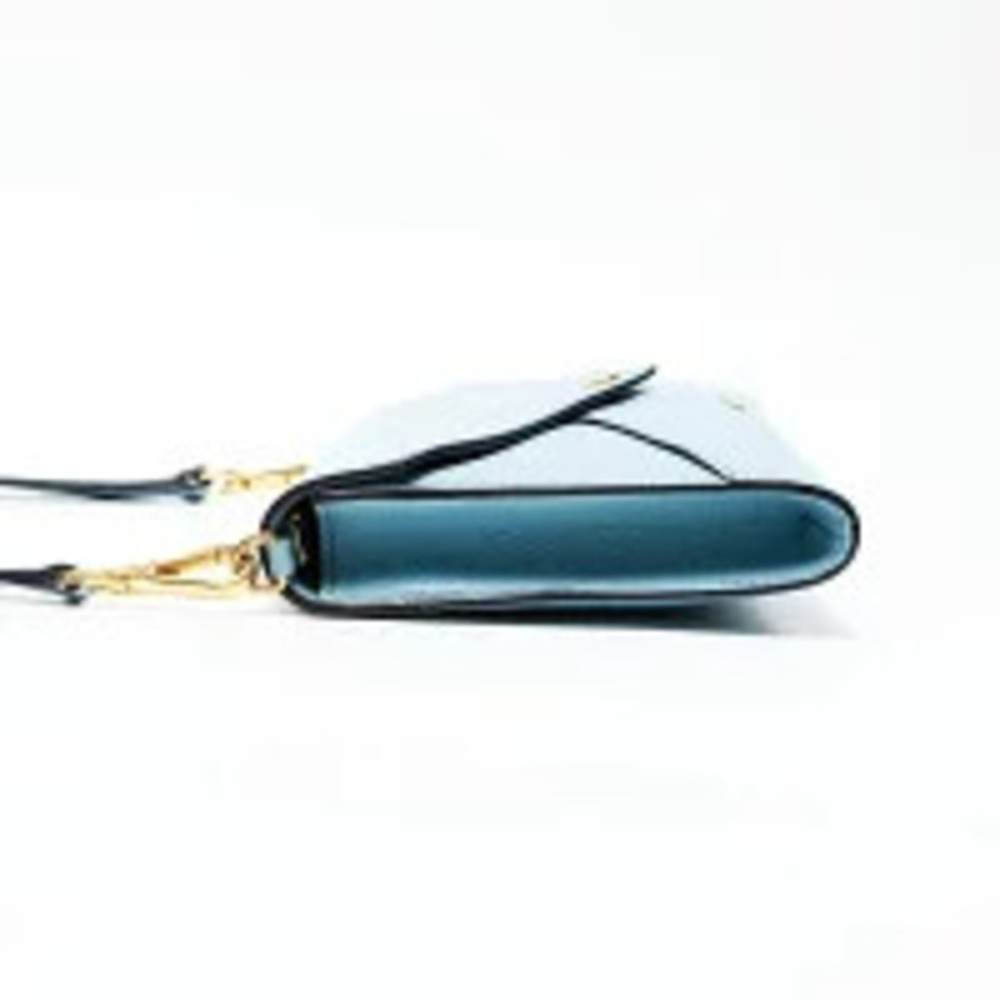 Miu Miu Leather Letter Shoulder Bag Blue - Picture 4 of 13